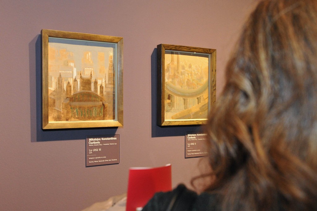 M. K. Čiurlionio darbai eksponuojami Rovigo mieste, Venete. Rovigooggi.it nuotr.