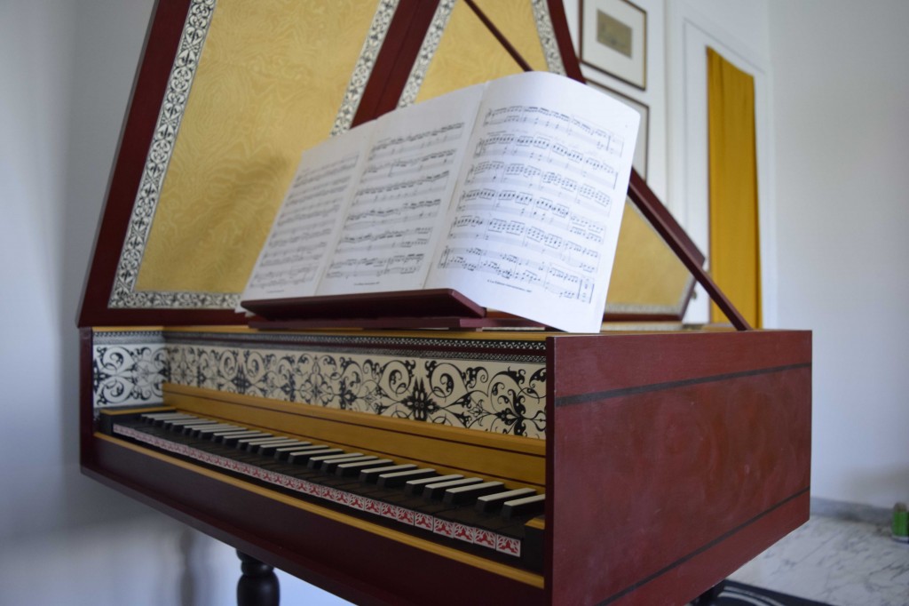 D. Beniušytės klavesinas yra flamandų 16 – 17 a. Johannes ir Andreas Ruckers meistrų kopija. Delfi nuotr.